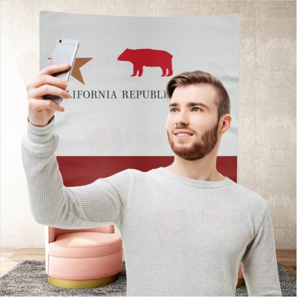 California Republic Background Selfie Shooting Landscapes