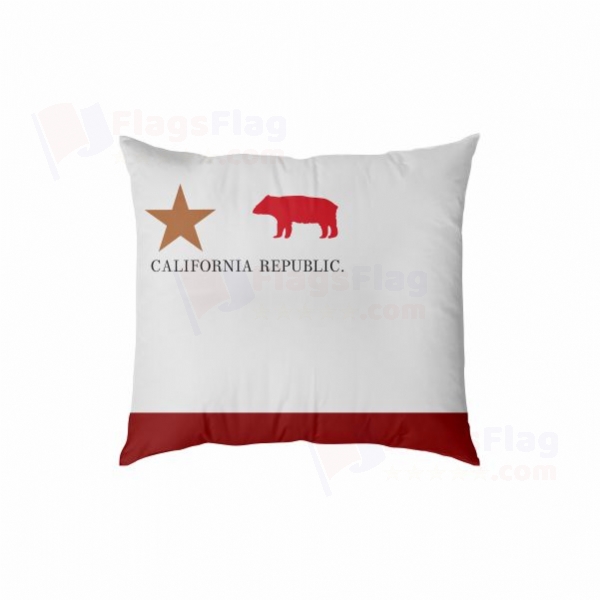 California Republic Digital Printed Pillow Cover