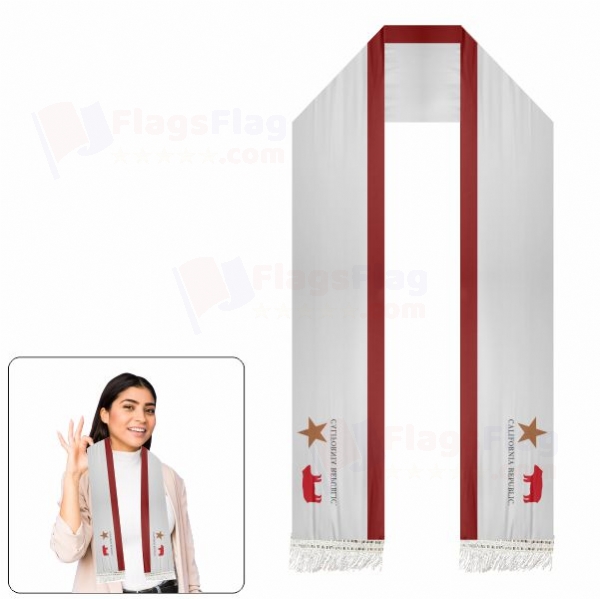 California Republic Scarf Digital Printing
