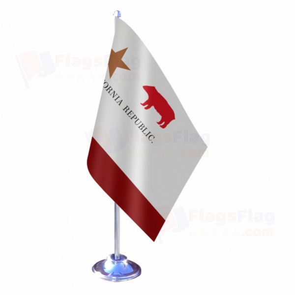 California Republic Single Table Flag