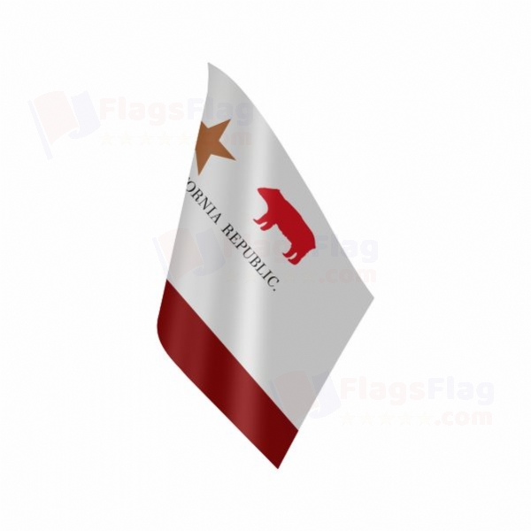 California Republic Table Flag