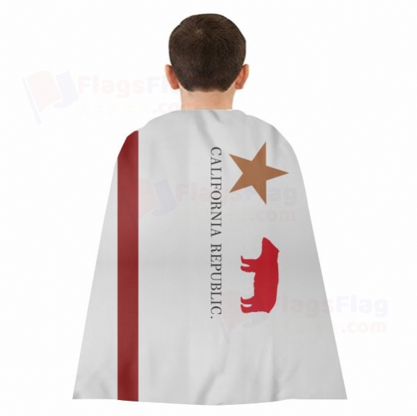 California Republic Woven Fabric Cloak Digital Printing