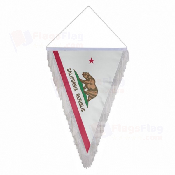 California Triangle Fringed Streamers