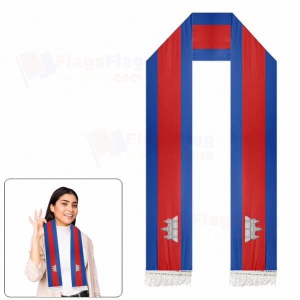 Cambodia Scarf Digital Printing