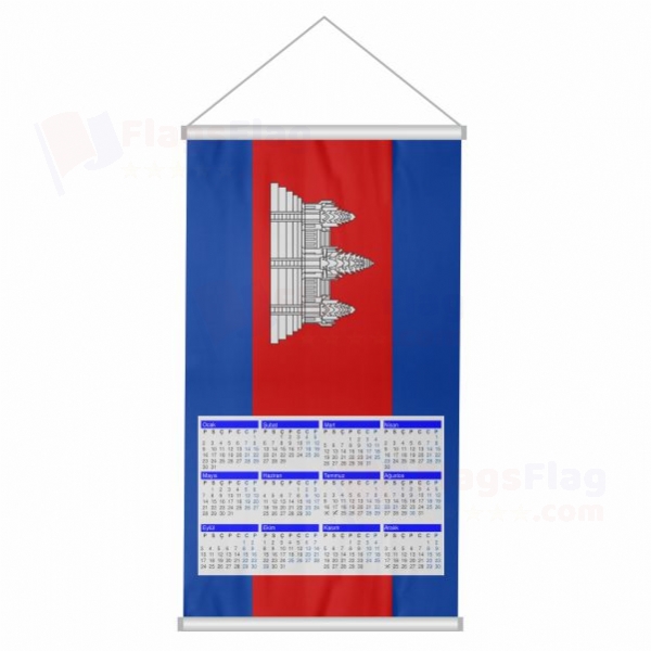 Cambodia Woven Fabric Digital Printing Calendar