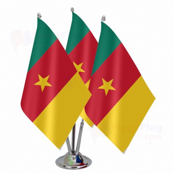 Cameroon Triple Table Flag