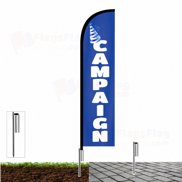 Campaign Beach Flag and Sail Flag
