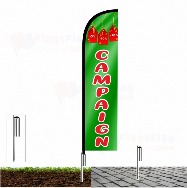 Campaign Beach Flags