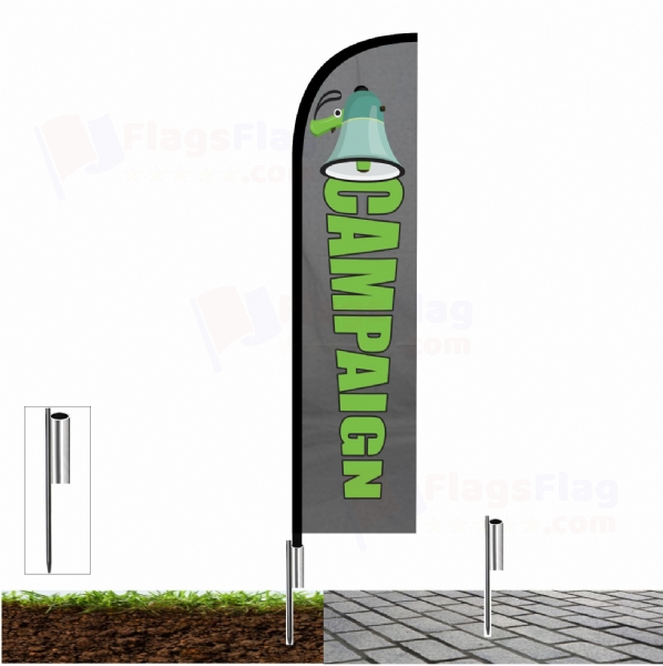 Campaign Fishing Rod Flag