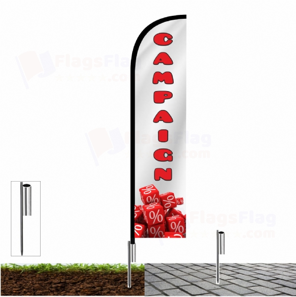 Campaign Pavement Flags