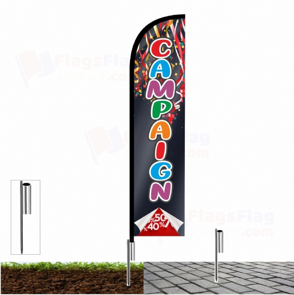 Campaign Shop Front Flags