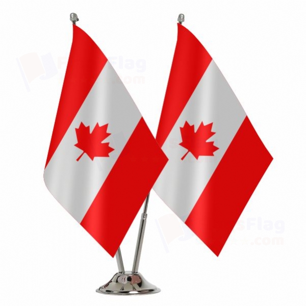 Canada Binary Table Flag