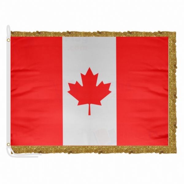 Canada Satin Office Flag