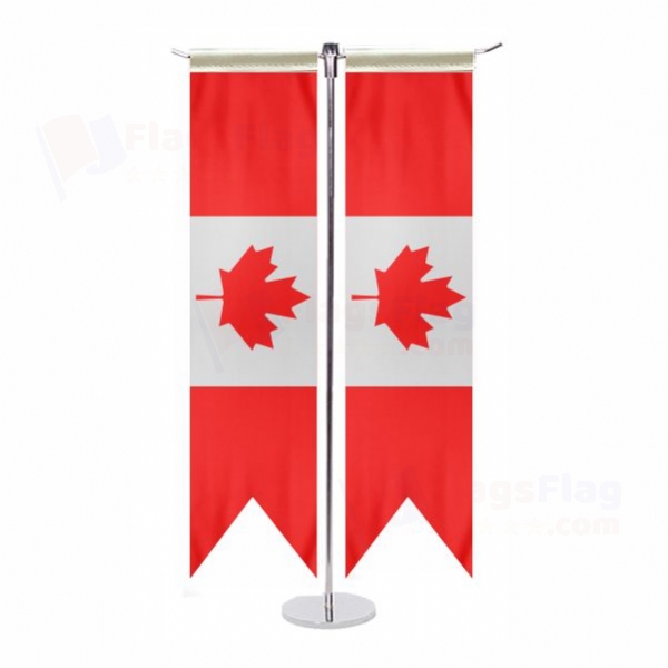 Canada T Table Flags