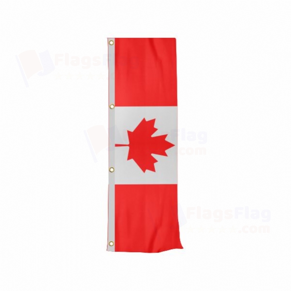 Canada Vertically Raised Flags