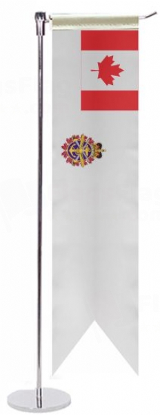 Canadian Armed Forces L Table Flag