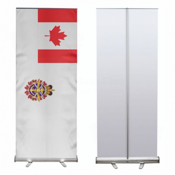 Canadian Armed Forces Roll Up Banner