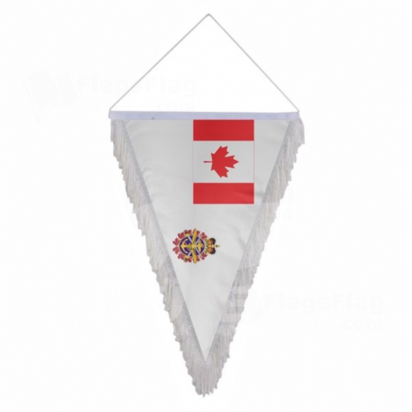 Canadian Armed Forces Triangle Fringed Streamers