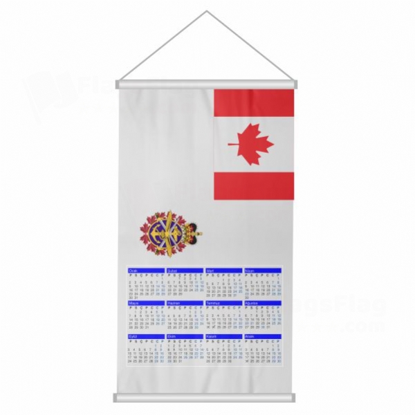 Canadian Armed Forces Woven Fabric Digital Printing Calendar