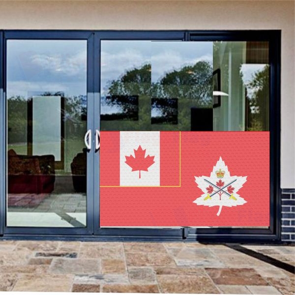 Canadian Army Glass Film Canadian Army One Way Vision Printing