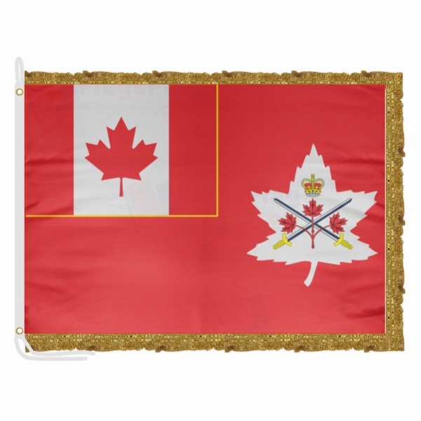 Canadian Army Satin Office Flag