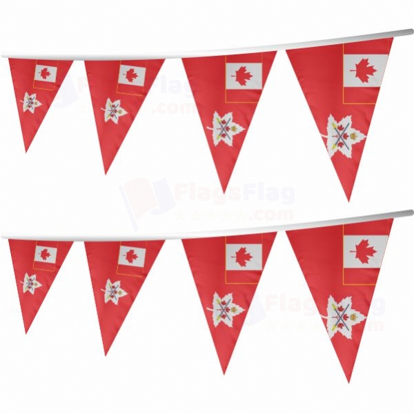 Canadian Army Stringed Triangle Flag