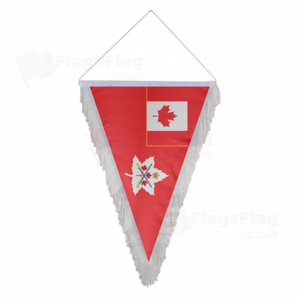 Canadian Army Triangle Fringed Streamers
