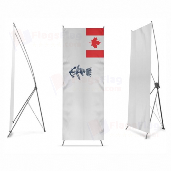 Canadian Naval Digital Print X Banner