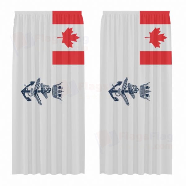 Canadian Naval Digital Printed Curtains