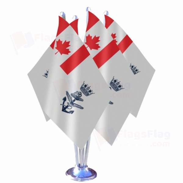 Canadian Naval Quadruple Table Flag