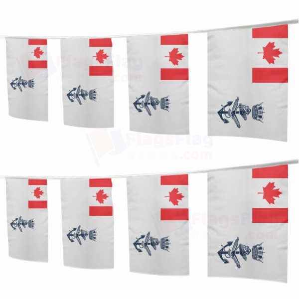 Canadian Naval Square String Flags