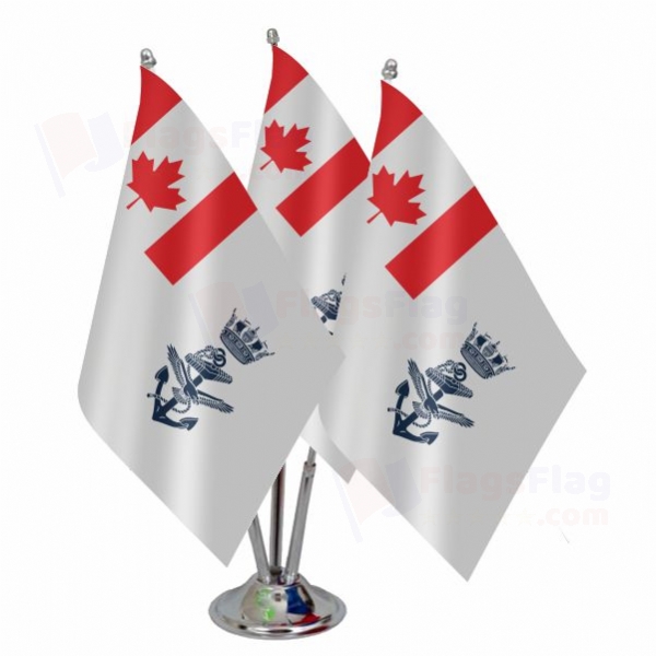 Canadian Naval Triple Table Flag