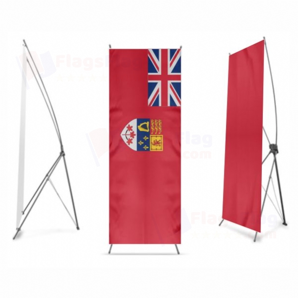 Canadian Red Digital Print X Banner