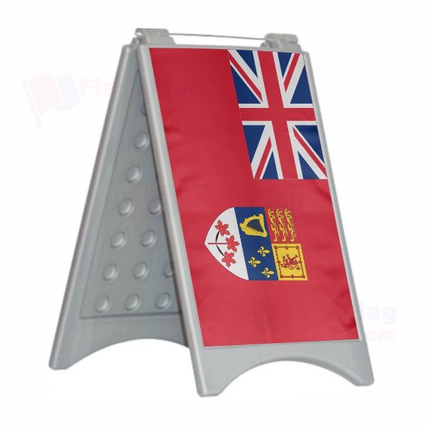 Canadian Red Open Canadian Red Close Plastic Pontoon
