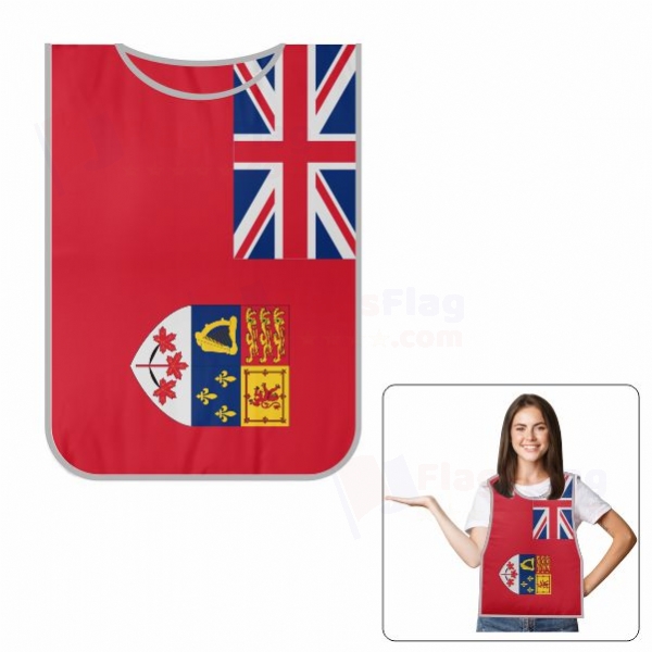 Canadian Red Single Use Strike Apron