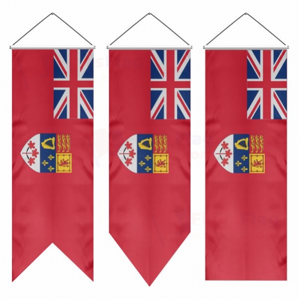 Canadian Red Swallowtail Flags