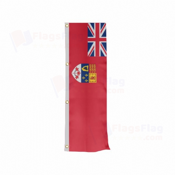 Canadian Red Vertically Raised Flags