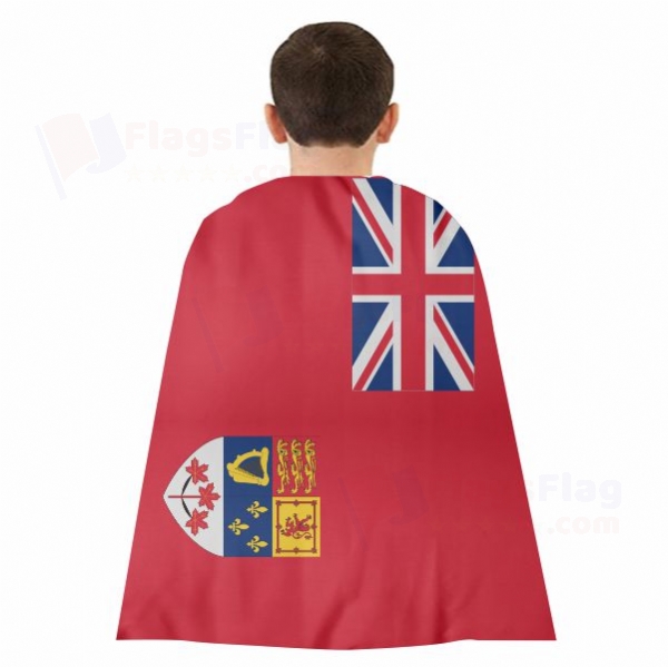 Canadian Red Woven Fabric Cloak Digital Printing