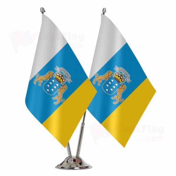Canary islands Binary Table Flag