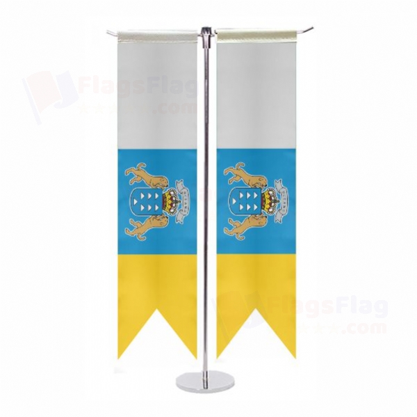 Canary islands T Table Flag