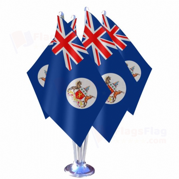 Cape Colony Quadruple Table Flag