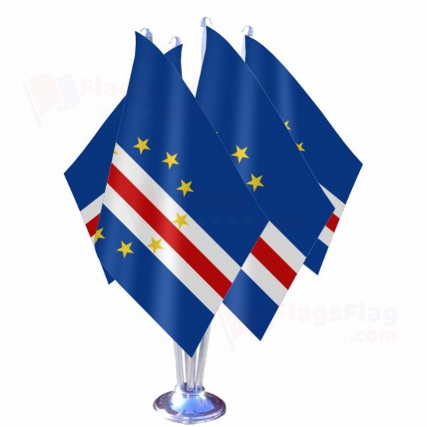 Cape Verde Quadruple Table Flag