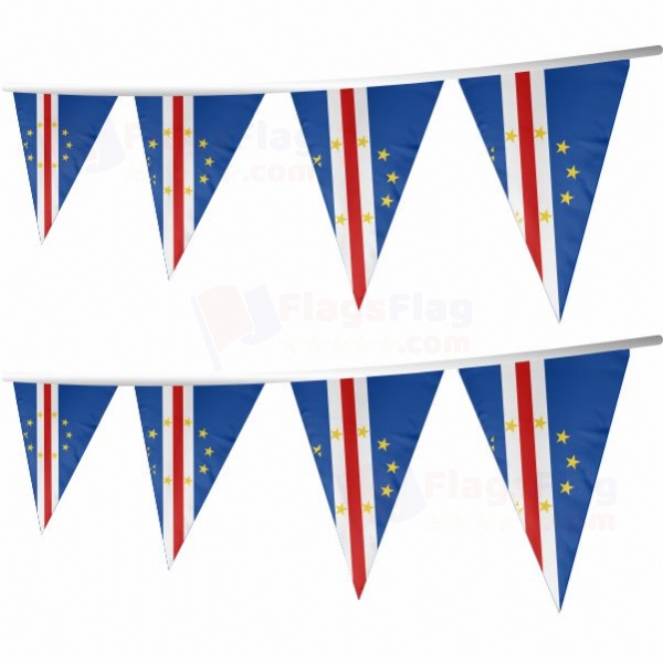 Cape Verde Stringed Triangle Flag