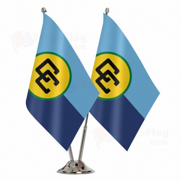 Caribbean Community Binary Table Flag