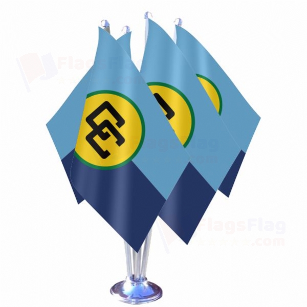 Caribbean Community Quadruple Table Flag