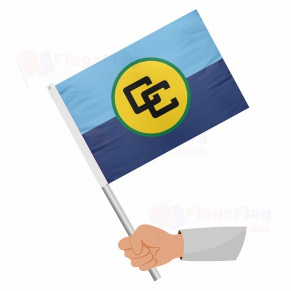 Caribbean Community Stick Flag