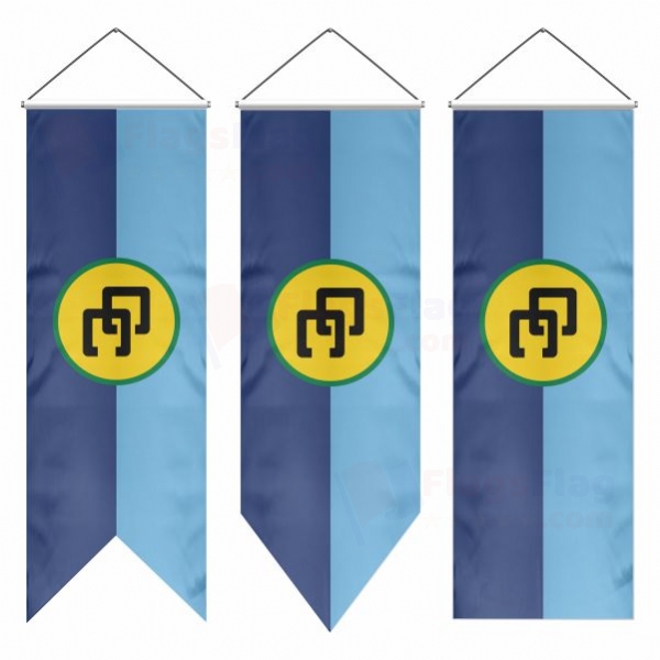 Caribbean Community Swallowtail Flags