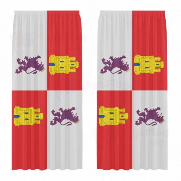 Castile And Leon Digital Printed Curtains
