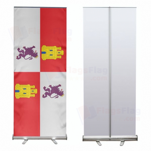 Castile And Leon Roll Up Banner