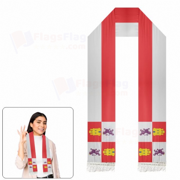 Castile And Leon Scarf Digital Printing